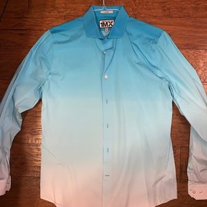 Limited Edition Blue Ombre Button Down (Express M)